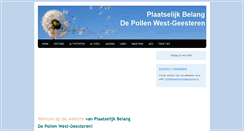 Desktop Screenshot of depollenwestgeesteren.nl